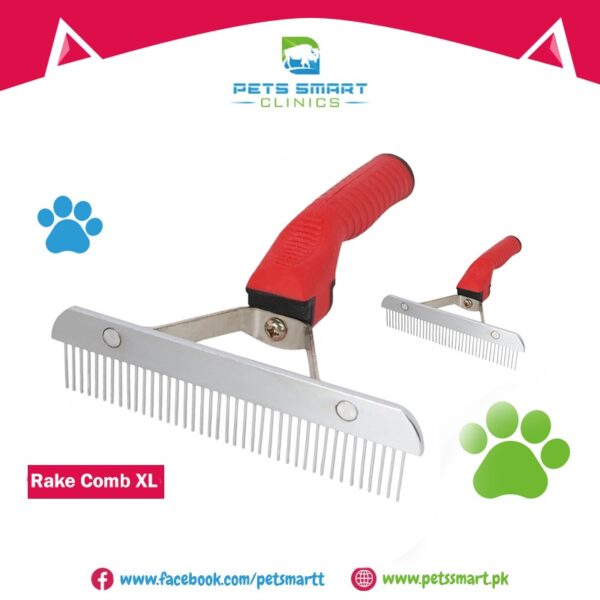 Metal Grooming Bursh/Rake Comb for Long Hairs