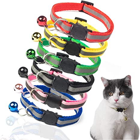 Reflector Cat Collar with Bell