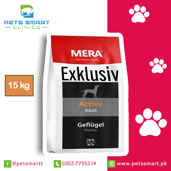 Mera Dog Food Adult Active - 15 kg