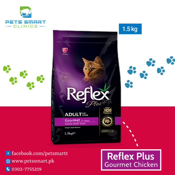 Reflex Plus Cat Food Gourmet – 1.5 Kg