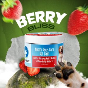 Nose'n Paws Care Pet Balm for Cats & Dogs Strawberry Bliss