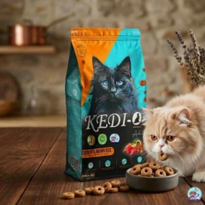 KEDI-O CAT FOOD CHICKEN & BRAWN RICE - 1 KG